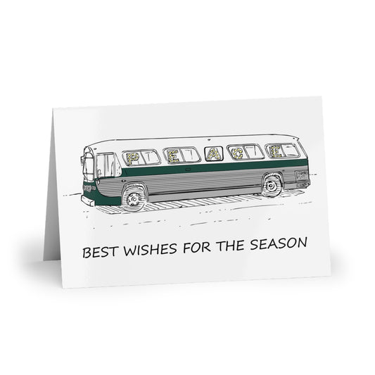 GMC New Look Holiday Card (Green, 1 or 10 pieces)