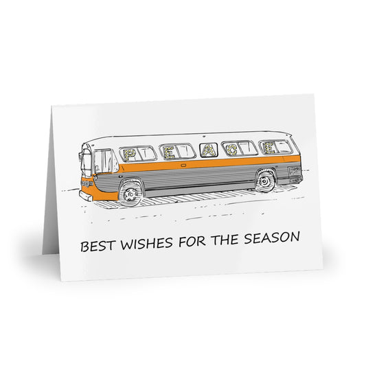 GMC New Look Holiday Card (Orange, 1 or 10 pieces)